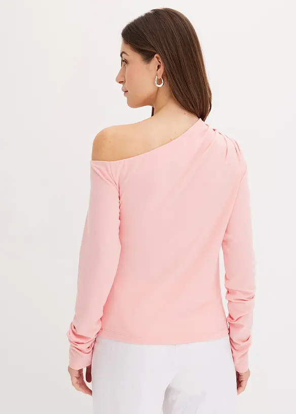 Off shoulder shirt met rimpels, bonprix