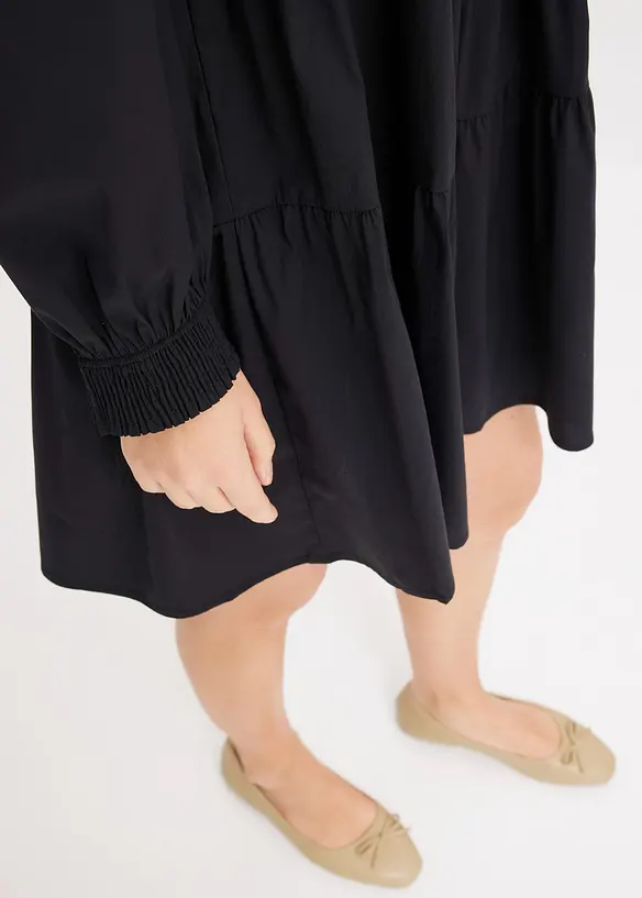 Mini jurk met volants, bonprix