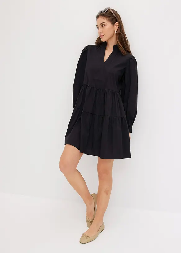 Mini jurk met volants, bonprix