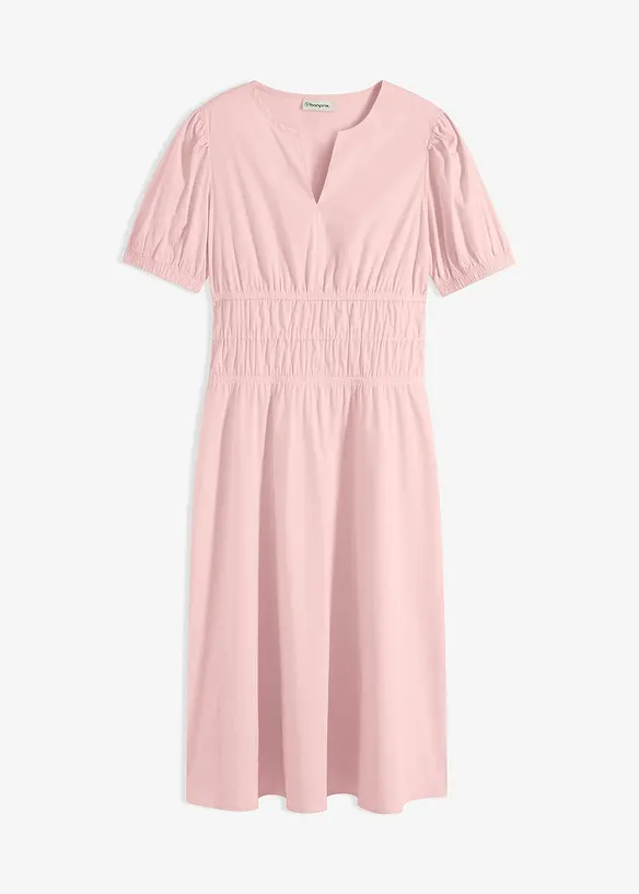 Midi jurk met elastische taille, bonprix