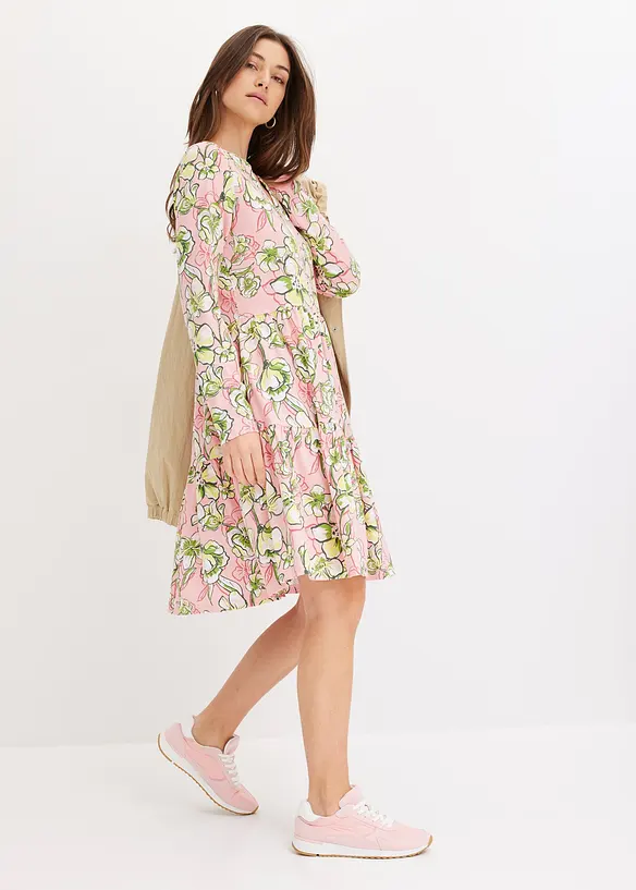 Jersey jurk van een elastische katoen-mix, bonprix