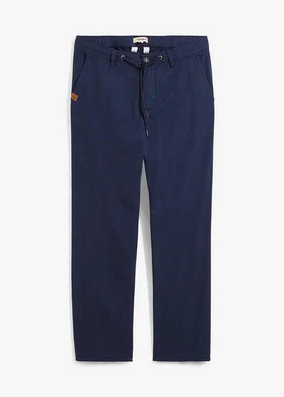 Relaxed fit chino van puur katoen, straight, bonprix