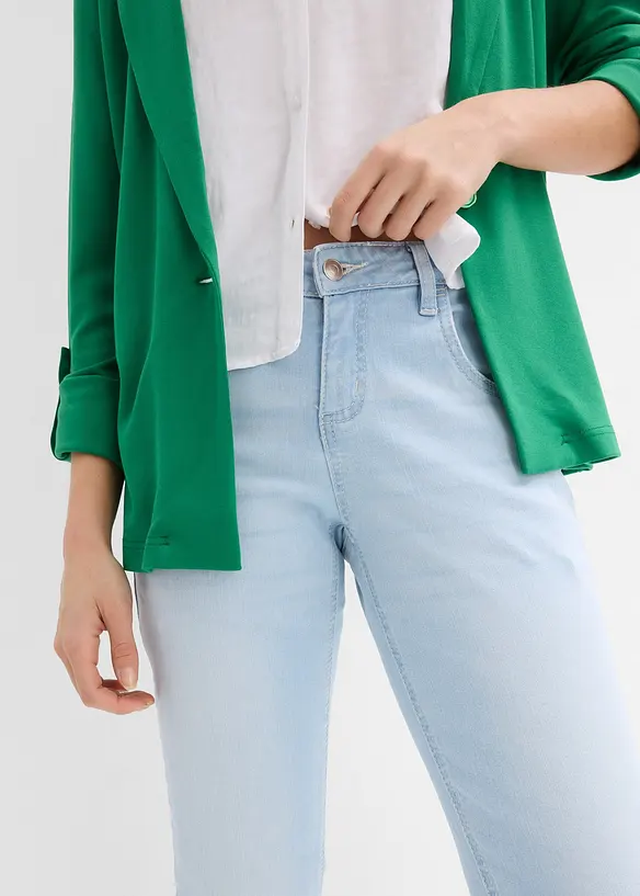 Boyfriend jeans mid waist, cropped, bonprix