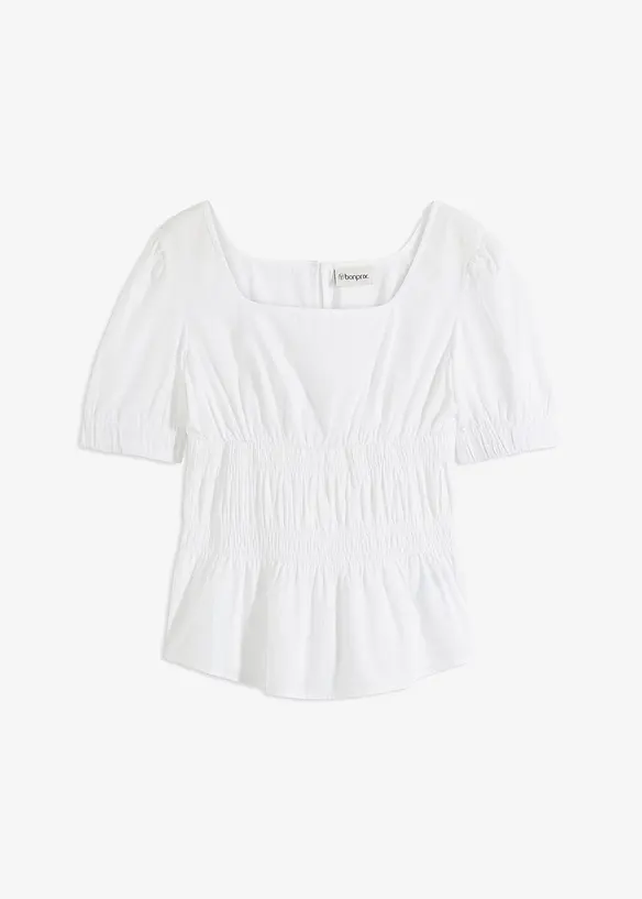 Blousetop van puur katoen, bonprix