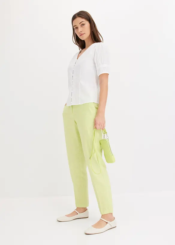 Blouse met pofmouwen, bonprix