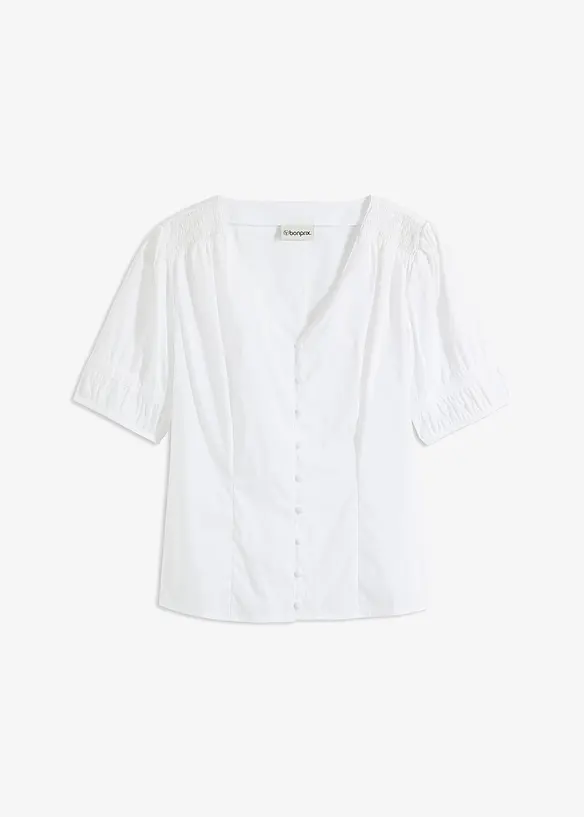 Blouse met pofmouwen, bonprix