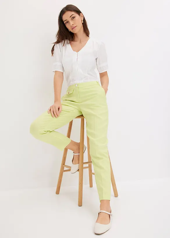 Blouse met pofmouwen, bonprix