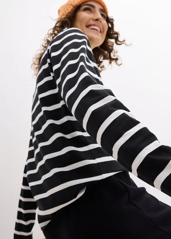 Henley shirt van biologisch katoen, bonprix