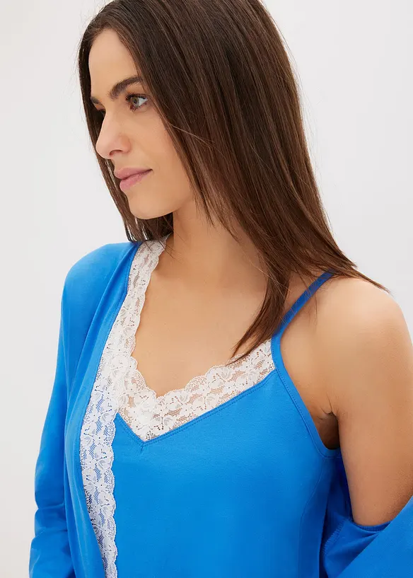 Pyjama met kimono (3-dlg. set), bonprix