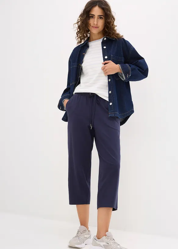 Sweatpants van stretch katoen, bonprix