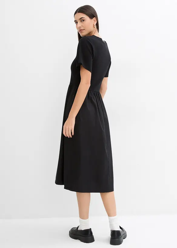 Midi-jurk van puur katoen, bonprix