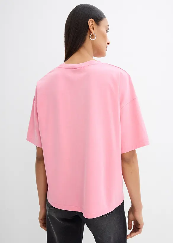 Oversized shirt van een zachte katoenmix, bonprix