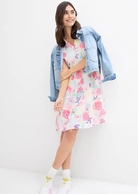 Jurk van mousseline, bonprix