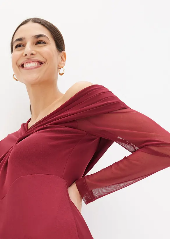 Accentuerende midi jurk, bonprix