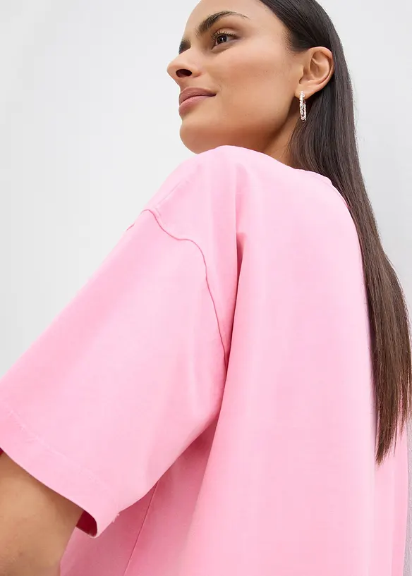 Oversized shirt van een zachte katoenmix, bonprix