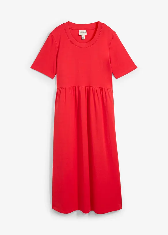 Wijd uitlopende jersey jurk, bonprix