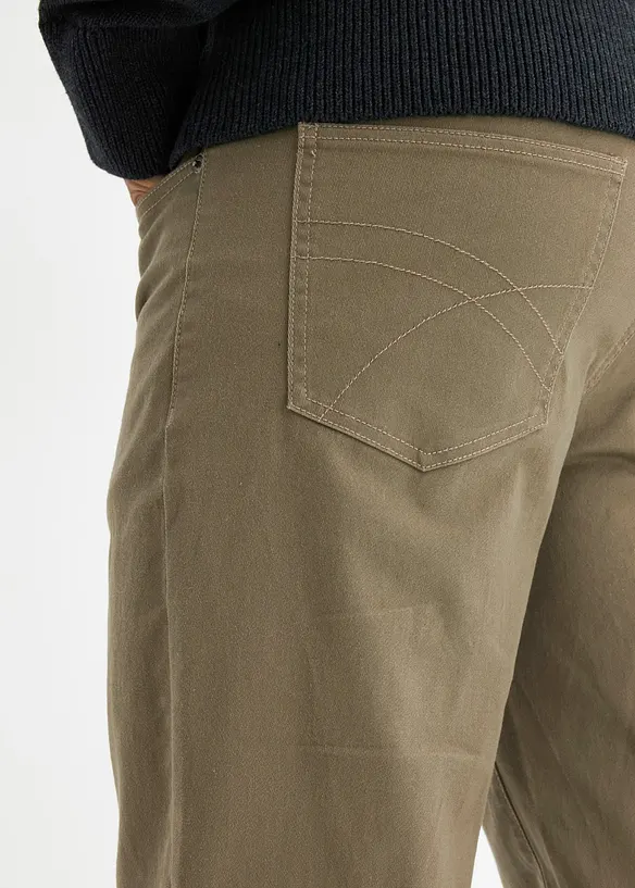 Classic fit stretch broek, straight, bonprix