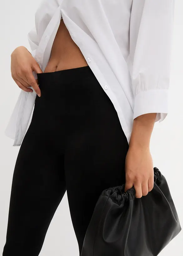 Legging met biologisch katoen en comfortband, bonprix