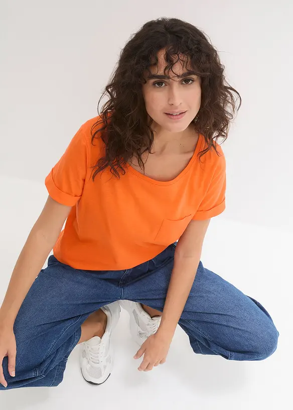 T-shirt van biologisch katoen, bonprix