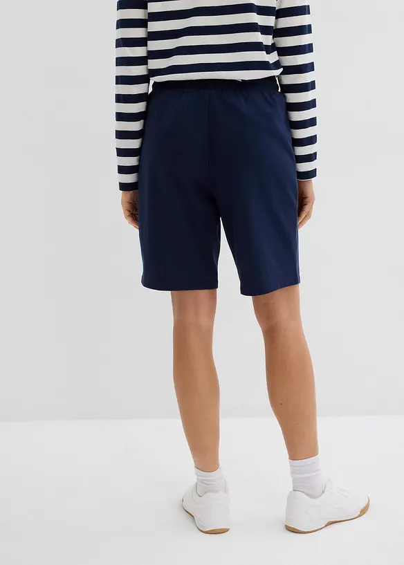 Sweat short met zakken, bonprix