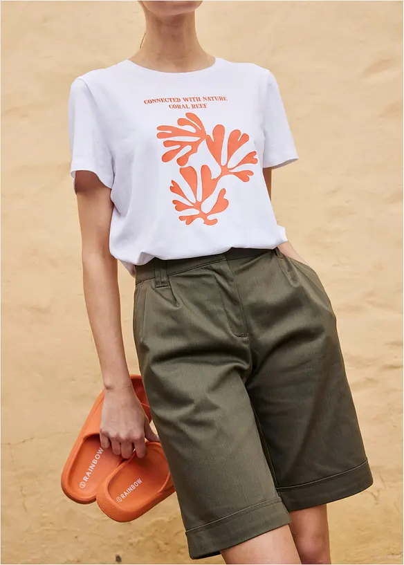 T-shirt met print, bonprix