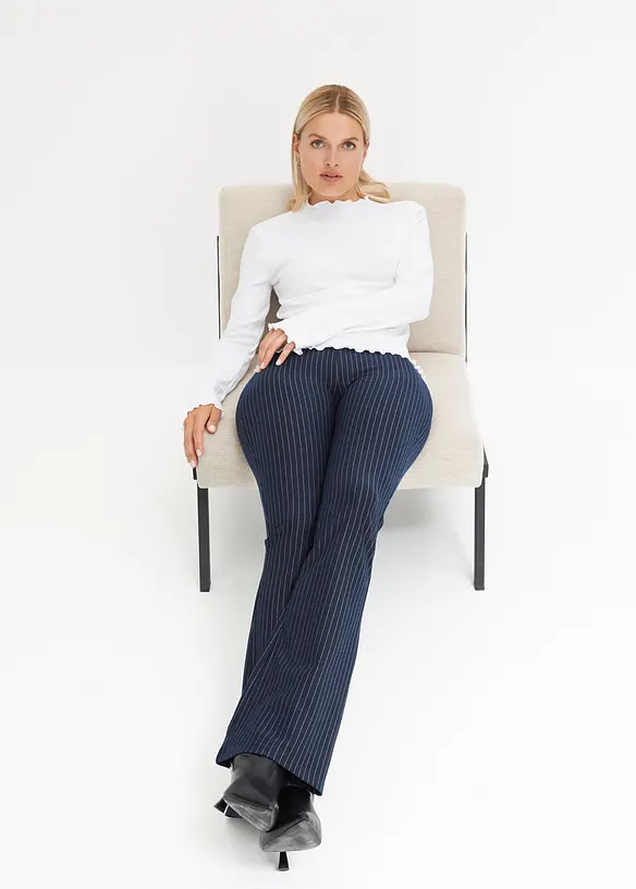 Geribde longsleeve, bonprix