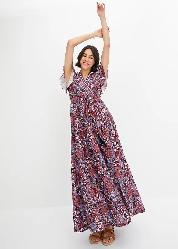 Gedessineerde maxi jurk, bonprix