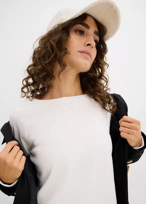 Sweatjurk van zacht frotté, bonprix