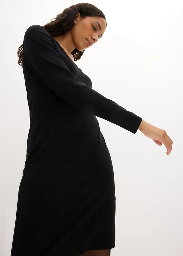 Jersey jurk van viscose (set van 2), bonprix