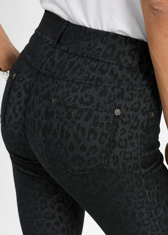 Jegging met luipaardprint, bonprix