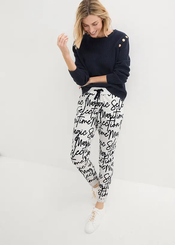 Instapbroek met print, bonprix