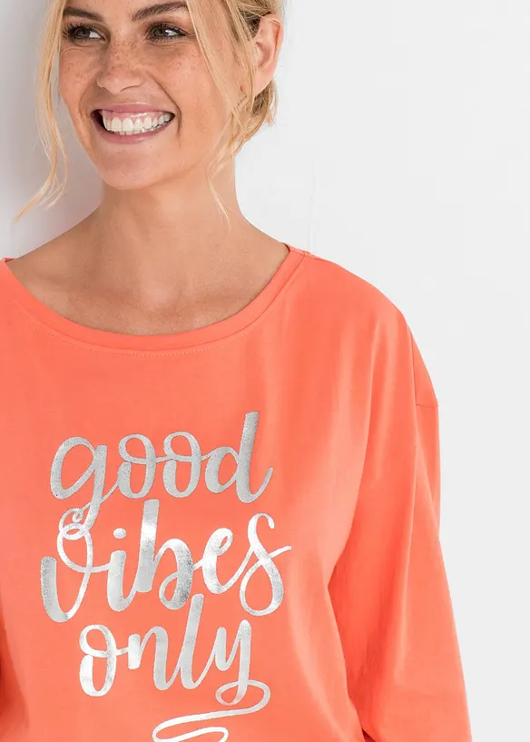Pyjama met oversized shirt (2-dlg. set), bonprix