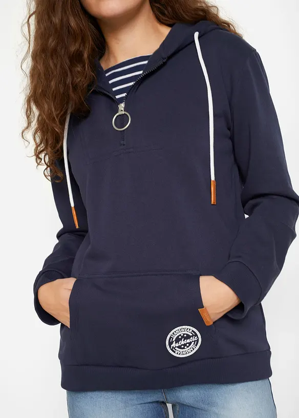 Hoodie in layerlook, bonprix