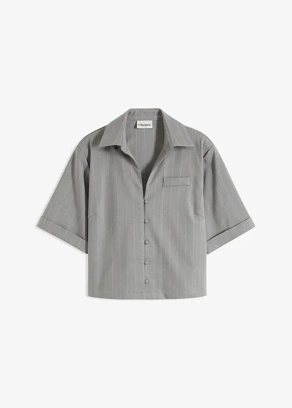 Krijtsteep blouse, bonprix