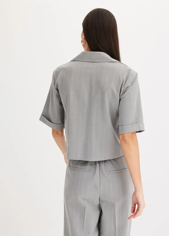 Krijtsteep blouse, bonprix