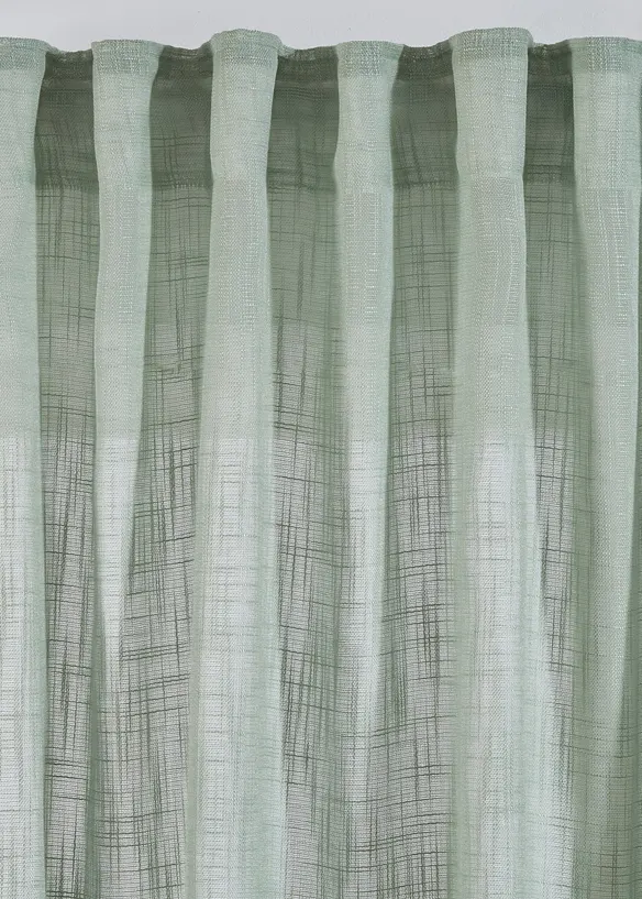 Gordijn met structuur (2 stuks), bonprix