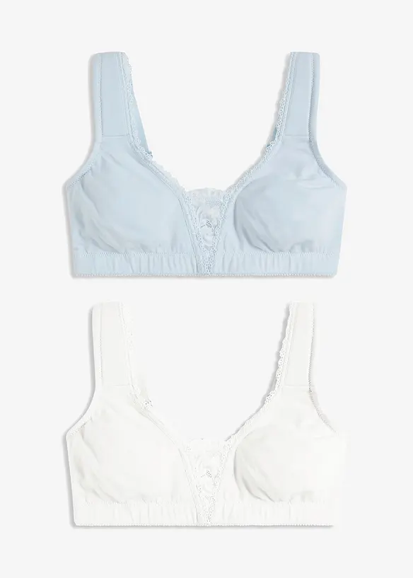 T-shirt bh zonder beugels (set van 2), bonprix