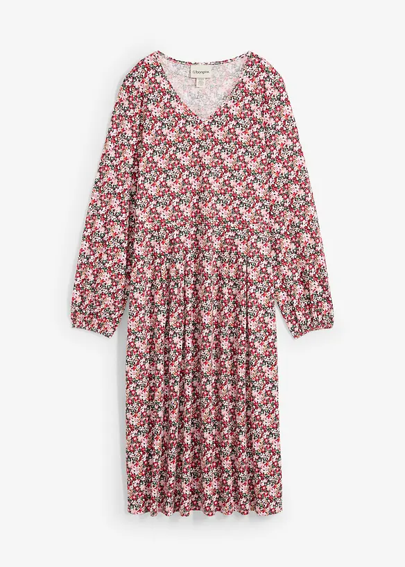 Midi jurk van katoen-jersey, bonprix