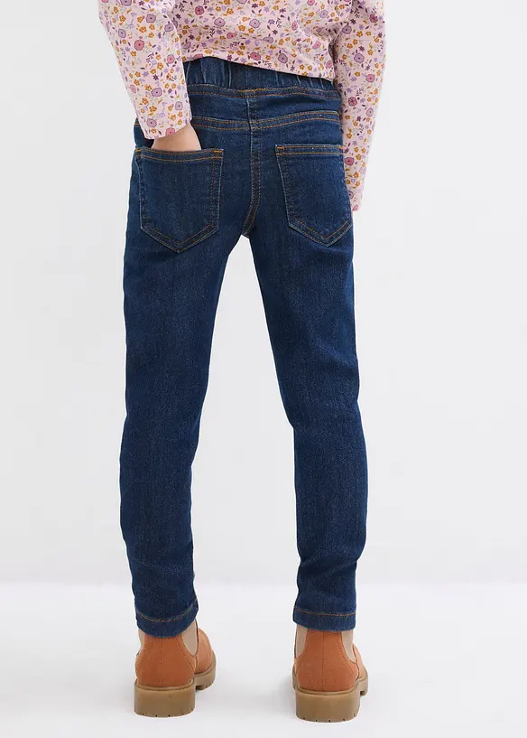 Jegging mid waist met tailleband, bonprix