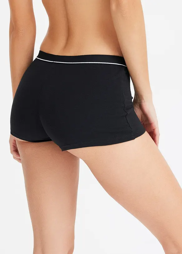 Dames boxer met biologisch katoen (set van 4), bonprix
