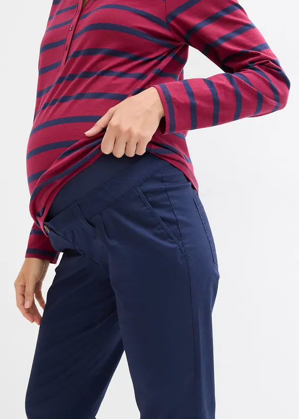 Zwangerschapsbroek met katoen, straight leg, bonprix