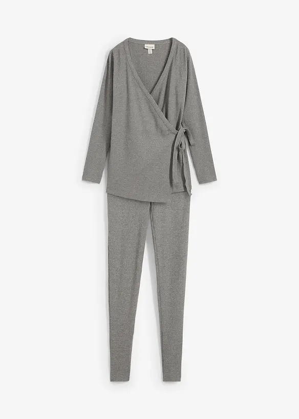 Zwangerschapsshirt met comfortabele legging (2-dlg. set), bonprix