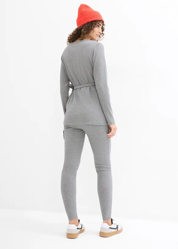Zwangerschapsshirt met comfortabele legging (2-dlg. set), bonprix