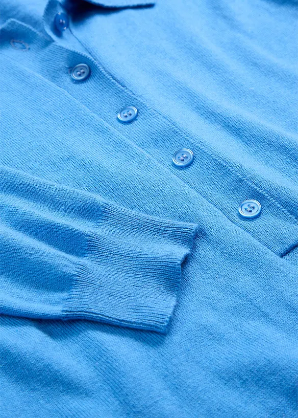Polo trui met zijde, bonprix