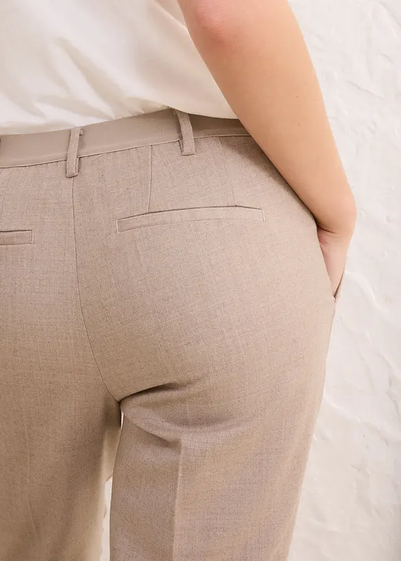 Broek met wol, bonprix