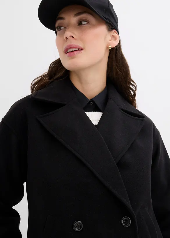 Peacoat in wol-look, bonprix