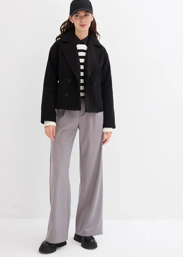 Peacoat in wol-look, bonprix
