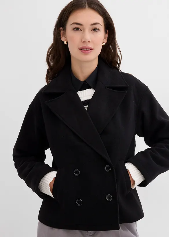 Peacoat in wol-look, bonprix