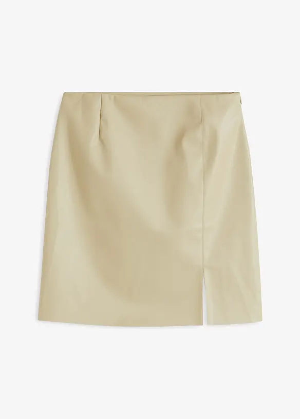 Imitatieleren rok, bonprix