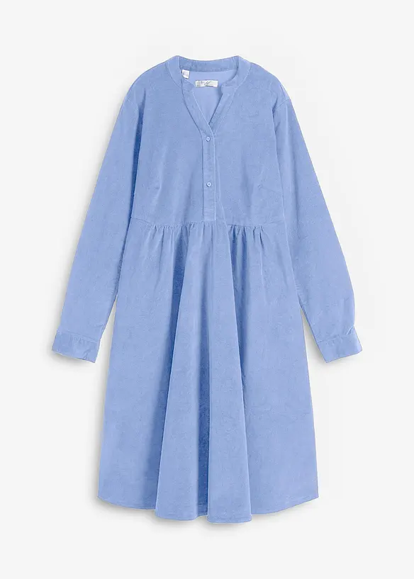 Midi jurk van katoen-corduroy, bonprix